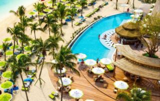 cay xanh resort ven bien