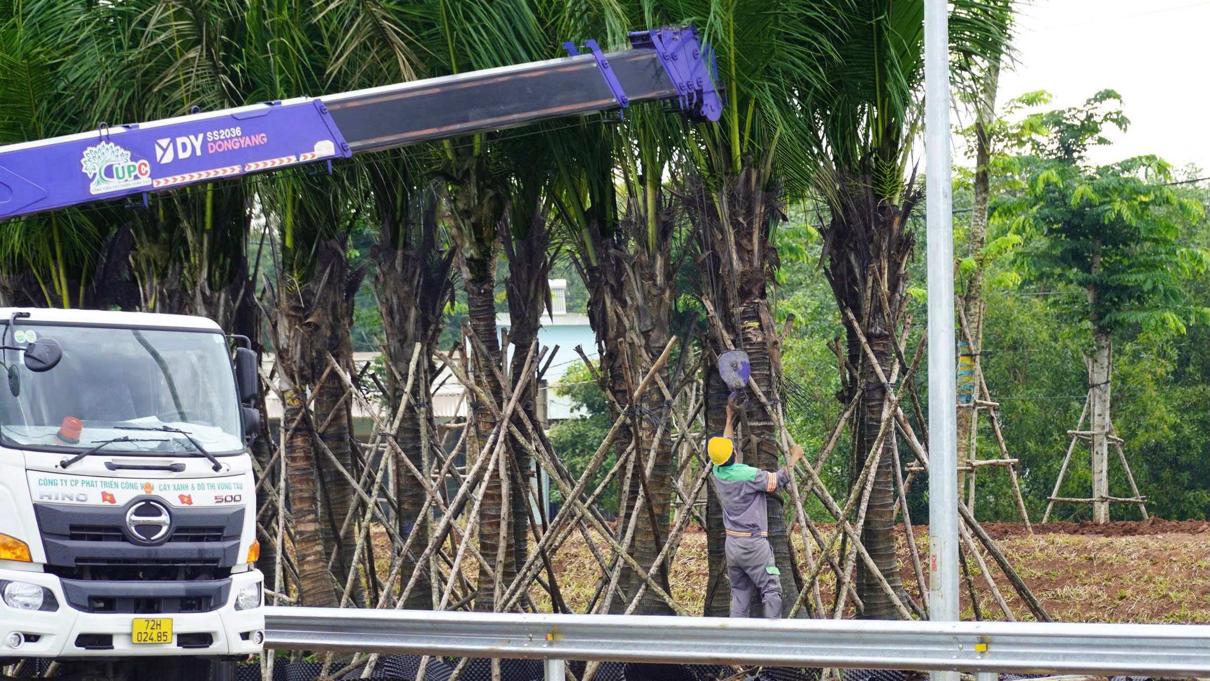 Nha thau canh quan UPC tai San bay Long Thanh